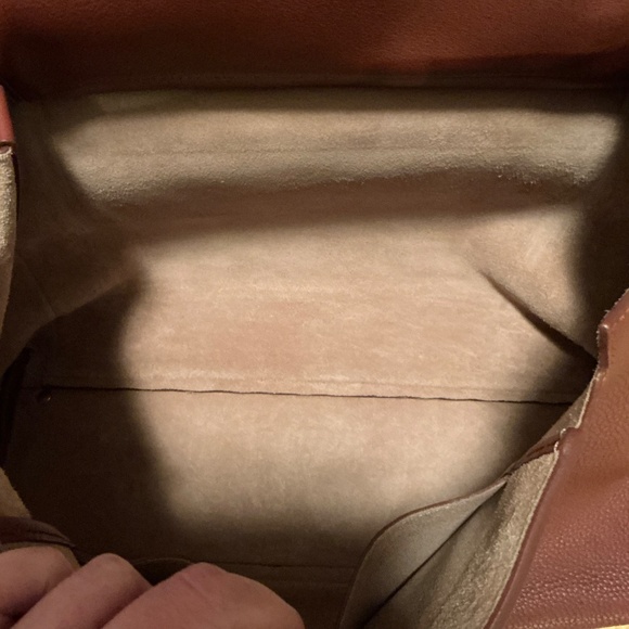 The Row Sidekick Two Fine Grain Brown Shoulder Bag - Picture 12 of 16